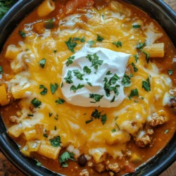 Cheesy Taco Pasta Skillet Recipe