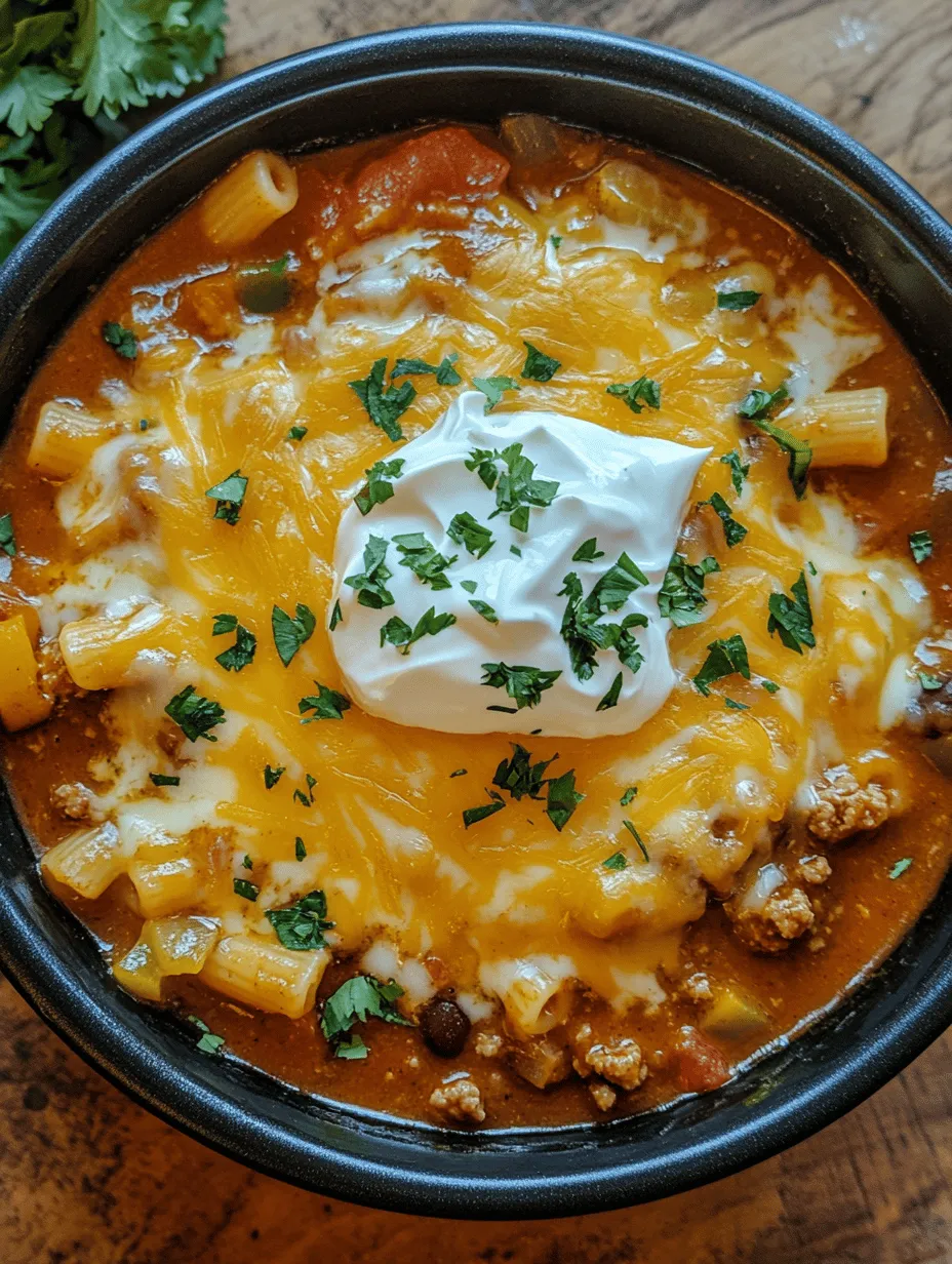 Cheesy Taco Pasta Skillet Recipe