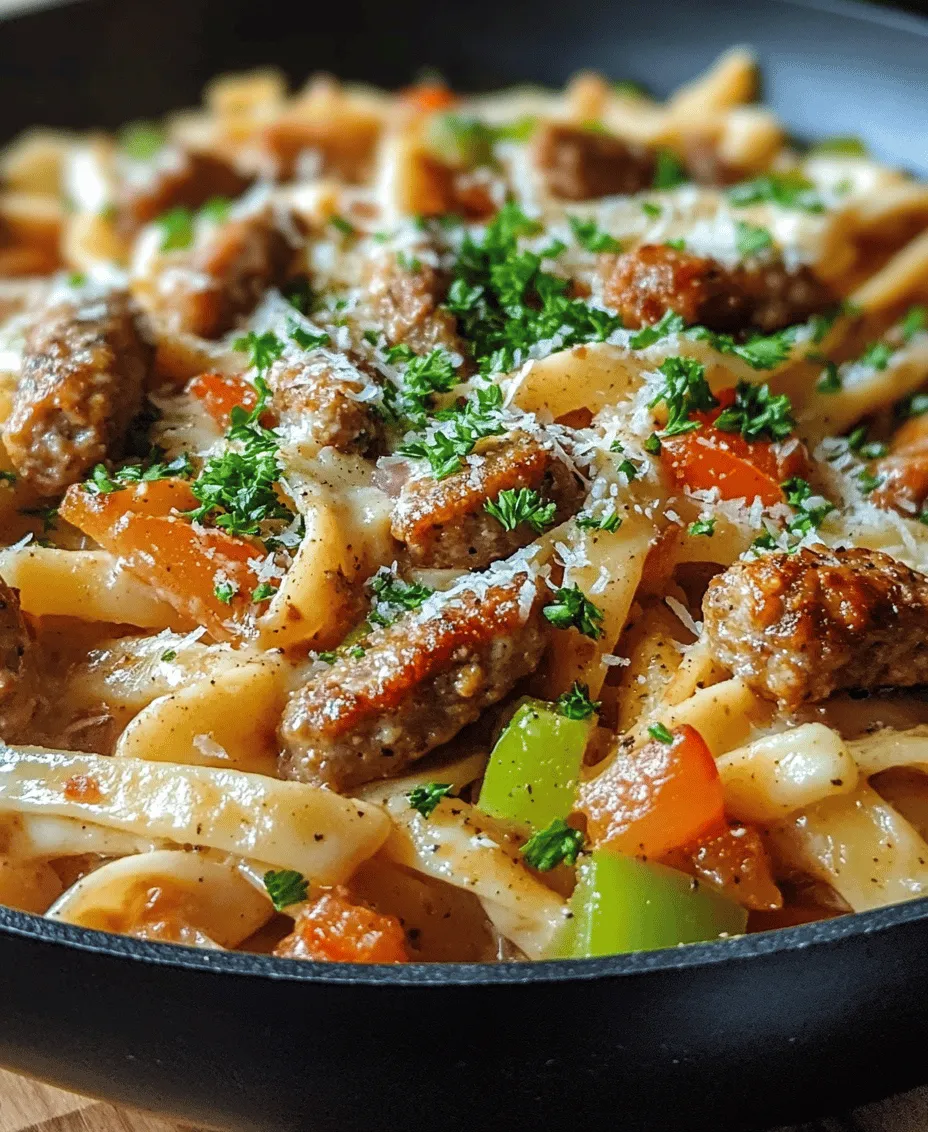 If you're looking for a dish that beautifully melds the rich flavors of Cajun cuisine with the comforting essence of pasta, look no further than Creamy Alfredo Cajun Sausage Pasta with Peppers. This dish is a vibrant celebration of taste and texture, combining the hearty satisfaction of fettuccine with the spicy kick of Cajun sausage and the creamy decadence of Alfredo sauce. It's a perfect meal for both Cajun food aficionados and pasta lovers alike.