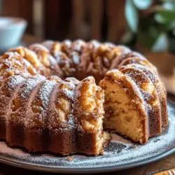 Welcome to the delightful world of baking where we combine the beloved flavors of a classic cookie into a moist and decadent Snickerdoodle Bundt Cake. This recipe is a perfect tribute to the traditional snickerdoodle cookie, known for its soft, chewy texture and the tantalizing flavor of cinnamon and sugar. Imagine all that cookie goodness transformed into a luscious cake form that is perfect for any occasion, whether it’s a cozy family gathering, a festive celebration, or simply a treat for yourself.