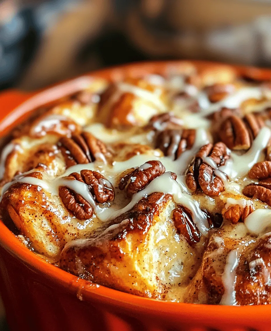 Casseroles have long been a staple in family kitchens across the globe, celebrated for their versatility and ability to bring people together. These one-dish wonders can transform simple ingredients into a hearty meal that pleases both young and old alike. Among the many variations, the Easy Cinnamon Roll Casserole stands out as a delightful breakfast or brunch option, perfect for gatherings and lazy weekend mornings. With its warm, inviting aroma and comforting flavors, this dish is sure to become a beloved addition to your culinary repertoire.