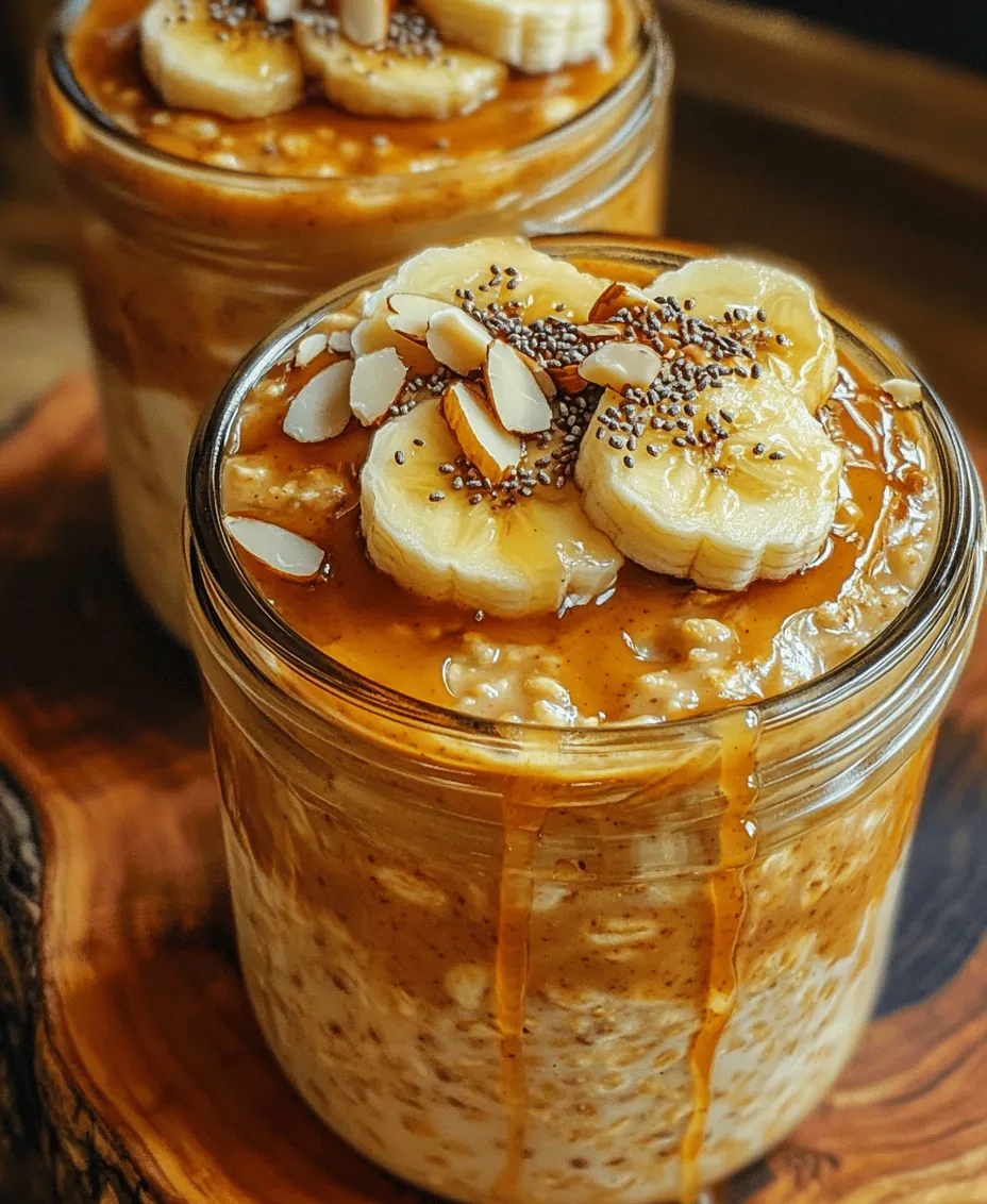 Before diving into the recipe, let’s explore the health benefits of the key ingredients that make peanut butter banana overnight oats a standout breakfast choice.