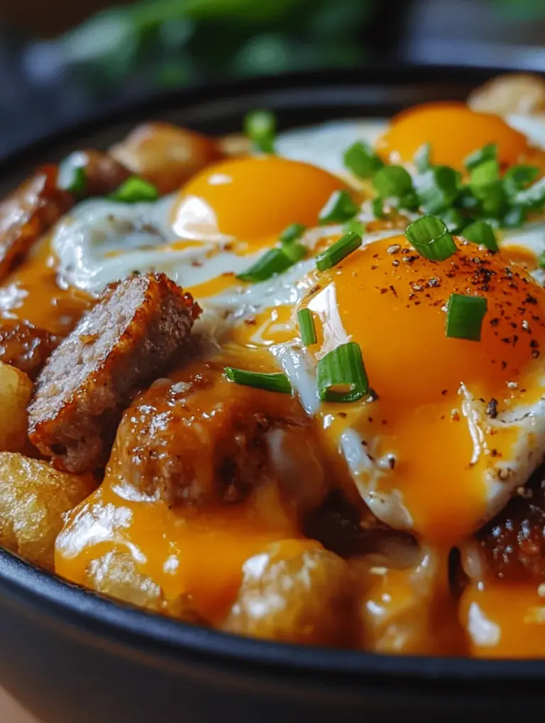 If you're in search of a breakfast dish that embodies comfort and satisfaction, look no further than the Tater Tot Breakfast Bowl with Sausage Gravy. This hearty meal combines crispy tater tots, savory sausage gravy, perfectly cooked eggs, and a sprinkle of cheese to create a delightful morning experience that is both filling and flavorful. The beauty of breakfast bowls lies in their ability to bring together various components into one harmonious dish, making them a trendy choice for modern diners.