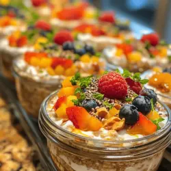 Overnight oats have emerged as a beloved breakfast choice in recent years, appealing to busy individuals seeking a quick yet nutritious meal to start their day. Their rise to fame can be attributed to their convenience, versatility, and health benefits. Among the myriad variations available, Berry Bliss Overnight Oats shine brightly, thanks to their vibrant flavors and wholesome ingredients. This article will guide you through the process of creating this delectable dish, which combines the goodness of rolled oats, Greek yogurt, chia seeds, and an assortment of fresh berries. Not only is this recipe straightforward to prepare, but it is also packed with nutrients that will energize your morning routine.