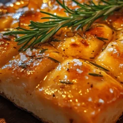 Garlic Rosemary Focaccia Bread: A Flavorful Twist on an Italian Classic