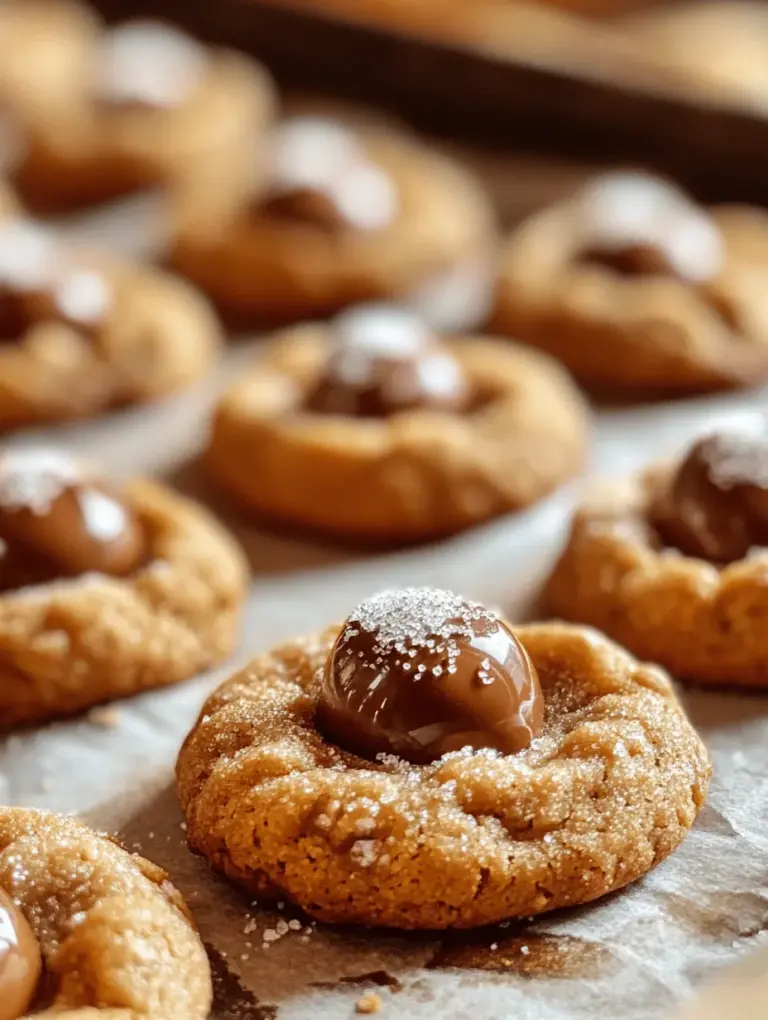 Peanut Butter Blossoms are not just any cookie; they are a cherished classic that has found a beloved place in the hearts and homes of bakers and cookie lovers alike. Known for their delightful combination of soft, chewy texture and the rich, creamy flavor of peanut butter, these cookies are crowned with a signature chocolate kiss that adds the perfect touch of sweetness. The moment you take a bite, the harmonious blend of flavors and textures creates an experience that is both comforting and satisfying.