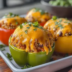 Stuffed bell peppers are a delightful dish that has captured the hearts and taste buds of home cooks and food enthusiasts alike. This versatile recipe allows for creativity in the kitchen while delivering a colorful and nutritious meal. The vibrant hues of the bell peppers not only make for an appealing presentation but also signify a wealth of health benefits. Each bite of these stuffed peppers combines flavor and nutrition, making them perfect for family dinners, meal prep, or even entertaining guests.