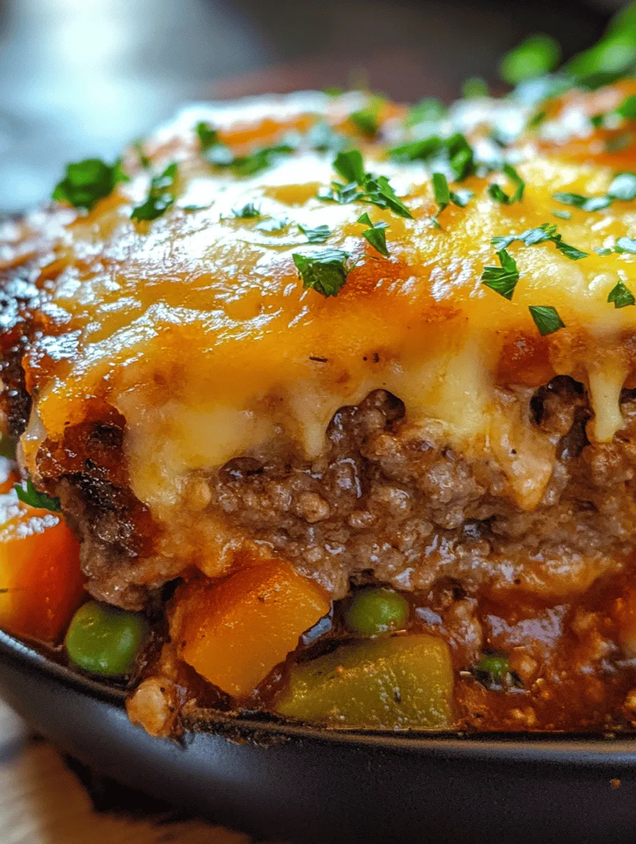 When it comes to comfort food, few dishes evoke the warm, nostalgic feelings of a hearty meatloaf. Now, imagine combining that classic dish with the convenience and heartiness of a casserole. Enter the Cheesy Loaded Meatloaf Casserole, a delightful dish that not only satisfies hunger but also pleases the entire family. This recipe brings together the best of both worlds: the tender, flavorful meatloaf we all love and the creamy, cheesy richness of a casserole, making it a standout meal for any occasion.