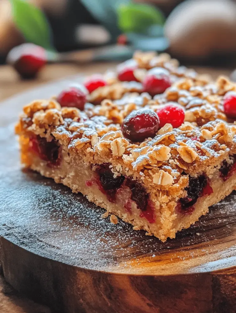 As the leaves turn to shades of amber and gold, the arrival of autumn brings with it a delightful array of flavors and aromas that evoke warmth and comfort. One of the most enticing ways to celebrate this season is through baking, and what better way to do so than with a recipe that perfectly encapsulates the essence of fall? Enter the Browned Butter Cranberry Crumble Bars, a delectable treat that blends the tartness of cranberries with the rich, nutty flavor of browned butter, all nestled in a buttery blondie base topped with a crunchy crumble.