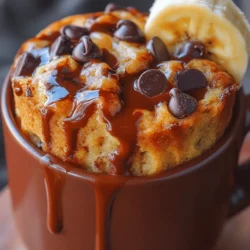 Banana Bread Chocolate Chip Mug Cake: A Delicious Single-Serving Treat