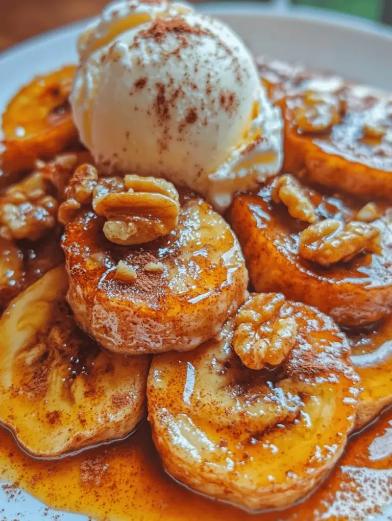 If you're looking for a simple yet indulgent treat that beautifully marries comfort and sweetness, look no further than pan fried cinnamon bananas. This delightful recipe is an easy way to elevate a common fruit into a warm, caramelized dessert or breakfast option that will leave your taste buds dancing with joy. The combination of ripe bananas, rich butter, and aromatic cinnamon creates a dish that is not only delicious but also versatile enough to serve at any time of the day.