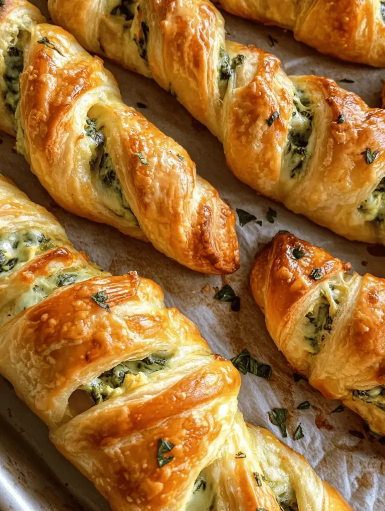 When it comes to entertaining guests or simply enjoying a cozy night in, having a repertoire of easy yet delicious appetizers is essential. Among these, Flaky Parmesan and Spinach Cheese Twists stand out as a delightful option that is sure to impress. These savory treats combine the rich flavors of cheese with the freshness of spinach, all enveloped in a flaky, golden pastry. Not only do they serve as a fantastic starter, but they also double as a perfect snack for any occasion.