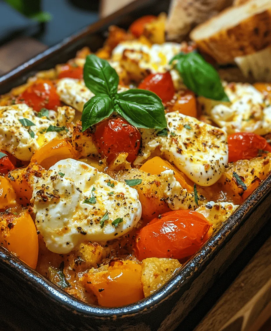 Mediterranean cuisine is renowned for its vibrant flavors, fresh ingredients, and a commitment to health and wellness. With its roots spanning across countries like Greece, Italy, and Spain, this culinary tradition celebrates the use of seasonal produce, aromatic herbs, and wholesome fats. One dish that beautifully encapsulates the essence of the Mediterranean is the Mediterranean Baked Feta Eggs—a delightful combination of simplicity and deliciousness that has captured the hearts of food lovers worldwide.