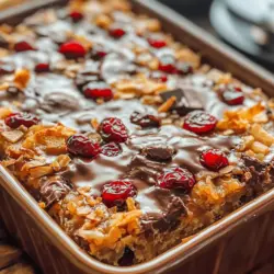 Decadent desserts have a unique power to elevate any occasion, whether it’s a casual family gathering, a festive holiday celebration, or a personal treat after a long day. Among the myriad options available, the Dark Chocolate Cranberry Magic Bars stand out as an irresistible delight that combines rich flavors and textures into one exceptional treat. This recipe is not just about satisfying your sweet tooth; it’s about indulging in a symphony of flavors that capture the essence of both comfort and elegance.