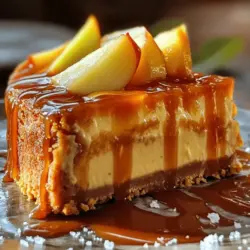 When it comes to dessert, few combinations are as beloved as apple pie and cheesecake. Each dessert holds a special place in the hearts of many, with apple pie evoking memories of warm family gatherings and cozy autumn evenings, while cheesecake is a staple at celebrations and special occasions. Now, imagine merging these two iconic desserts into one indulgent treat: the Salted Caramel Apple Pie Cheesecake. This dessert not only features the comforting flavors of cinnamon-spiced apples and creamy cheesecake, but it also elevates the experience with a drizzle of luscious salted caramel, creating an enticing flavor profile that is hard to resist.