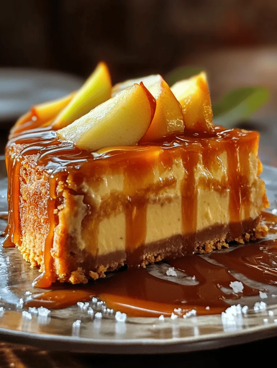 When it comes to dessert, few combinations are as beloved as apple pie and cheesecake. Each dessert holds a special place in the hearts of many, with apple pie evoking memories of warm family gatherings and cozy autumn evenings, while cheesecake is a staple at celebrations and special occasions. Now, imagine merging these two iconic desserts into one indulgent treat: the Salted Caramel Apple Pie Cheesecake. This dessert not only features the comforting flavors of cinnamon-spiced apples and creamy cheesecake, but it also elevates the experience with a drizzle of luscious salted caramel, creating an enticing flavor profile that is hard to resist.