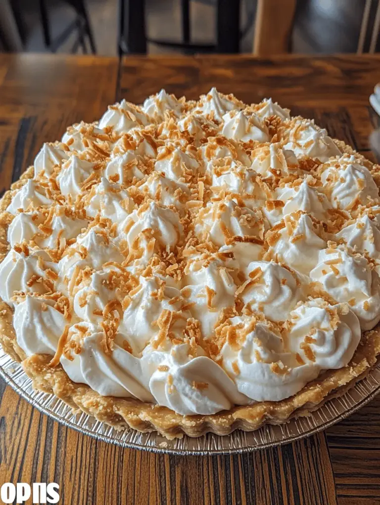 Coconut cream pie is a dessert that evokes images of sun-soaked beaches, tropical getaways, and warm family gatherings. Its creamy filling, combined with the crunch of a crisp pie crust and the delicate sweetness of toasted coconut, makes it a treat that is both comforting and indulgent. This Irresistible Easy Coconut Cream Pie recipe captures the essence of those tropical flavors, transforming them into a deliciously satisfying dessert that is simple to prepare and sure to delight your guests. Whether you’re celebrating a special occasion or simply looking for a sweet treat to enjoy at home, this coconut cream pie is the perfect addition to any dessert table.