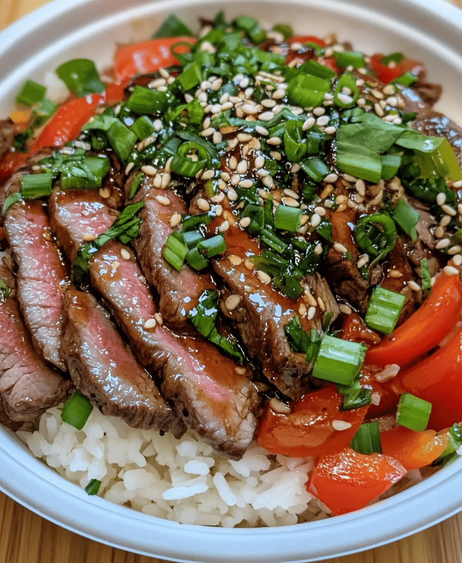 The Beef and Pepper Rice Bowl with a Zesty Twist is a delightful dish that brings together tender beef, vibrant bell peppers, and fluffy jasmine rice, all harmonized with a medley of savory sauces. This recipe is more than just a meal; it's an experience that tantalizes the taste buds and fills the senses. With its colorful presentation and rich flavors, it's a perfect choice for family dinners, casual gatherings, or even meal prep for busy weekdays.