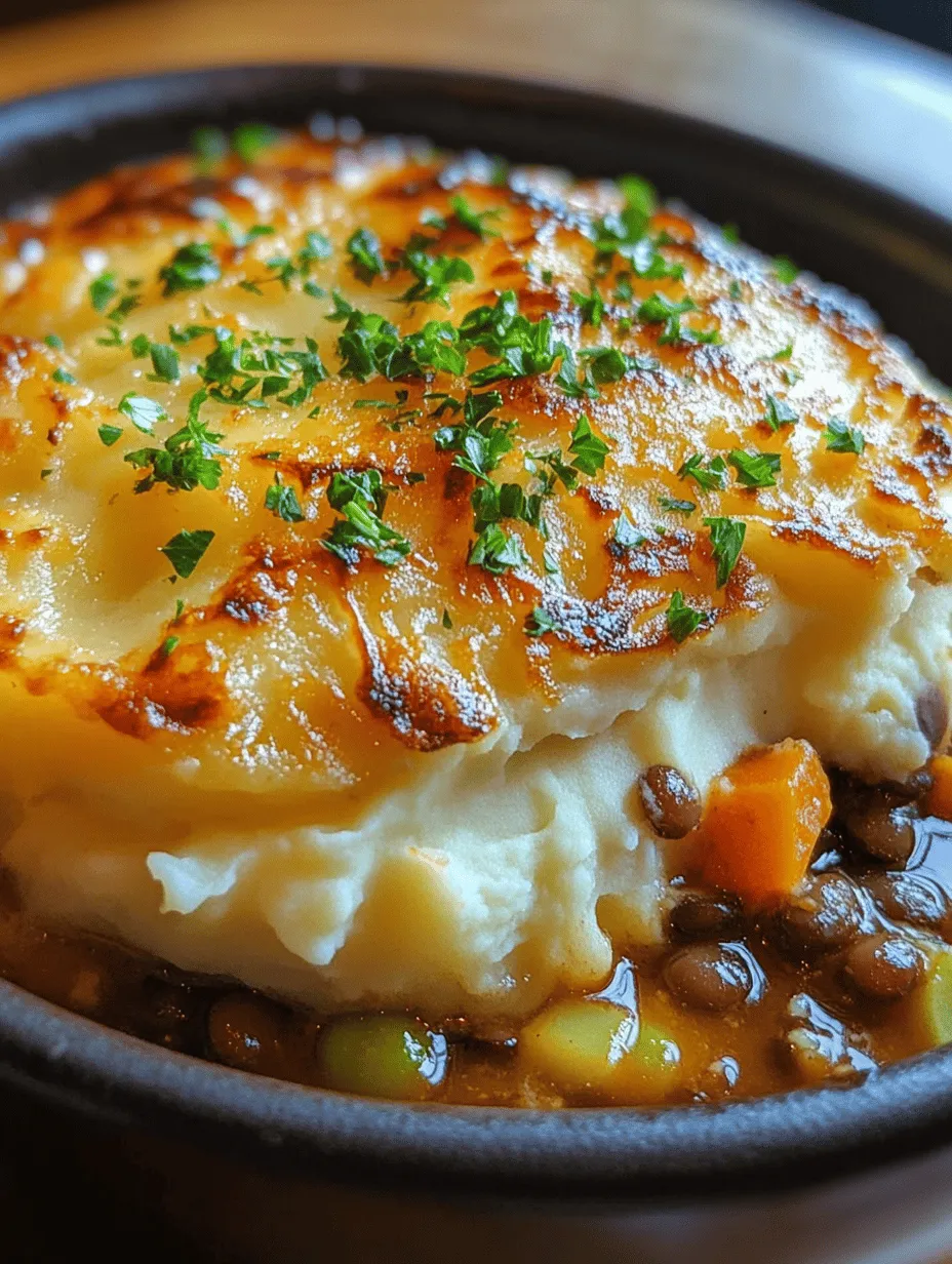 In recent years, the popularity of plant-based meals has skyrocketed, appealing to a diverse audience ranging from dedicated vegans to curious omnivores. As more individuals embrace the benefits of a plant-based lifestyle, comfort food classics are undergoing delicious transformations to accommodate this shift. One such dish that has seen a remarkable evolution is the traditional Shepherd's Pie. Originally a hearty meal crafted from meat, vegetables, and a creamy potato topping, Shepherd's Pie epitomizes comfort food. However, in our modern culinary landscape, it has morphed into a vibrant, wholesome dish that can be enjoyed by everyone, regardless of dietary preference.