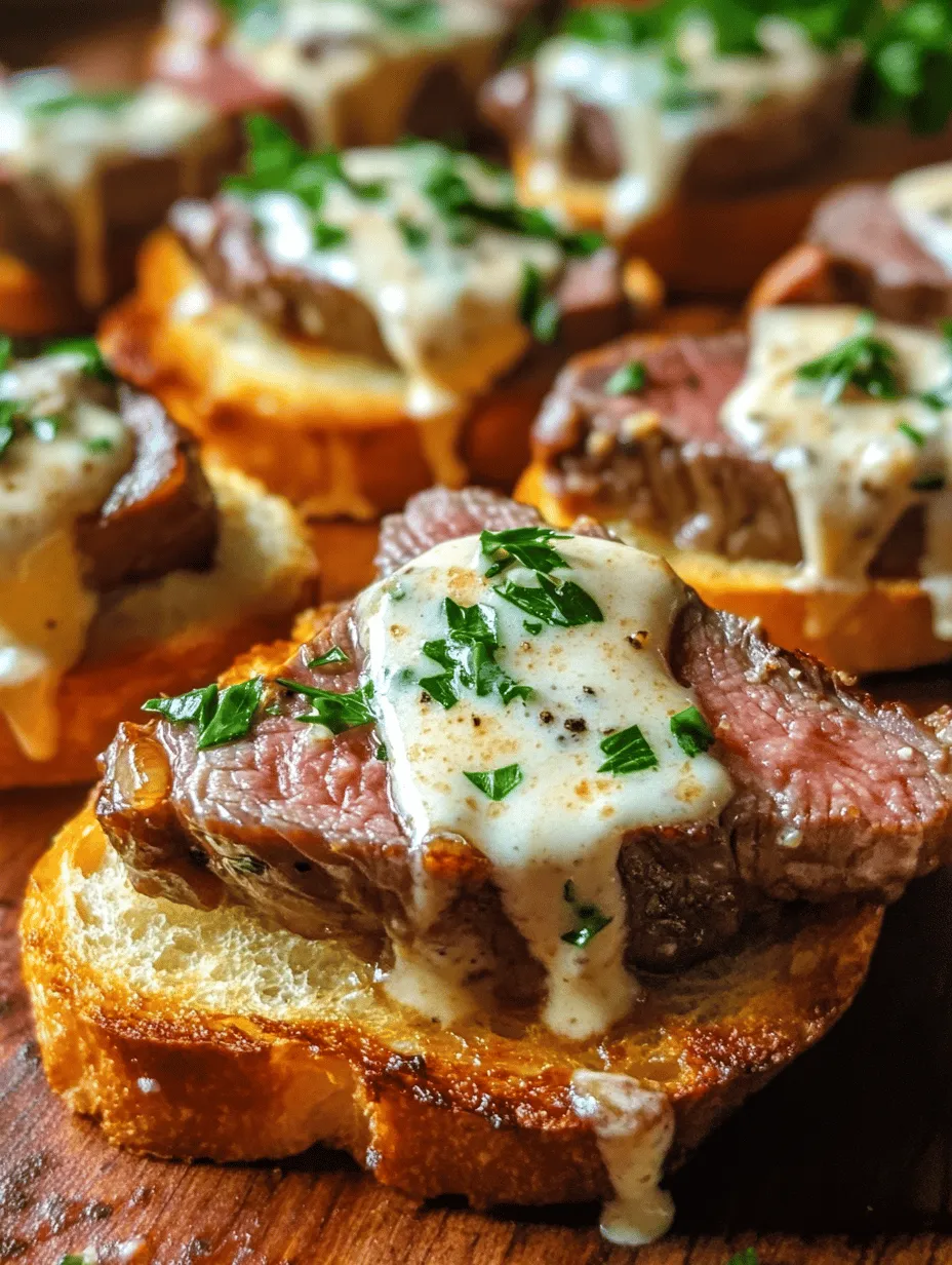 If you're searching for a show-stopping appetizer that will leave your guests raving, look no further than Savory Beef Tenderloin Crostini with Parmesan Cream Sauce. This dish beautifully balances succulent beef with the rich flavors of a creamy Parmesan sauce, all served atop crispy, toasted baguette slices. It's a gourmet delight perfect for any occasion, whether you're hosting a lavish dinner party, an intimate gathering, or a festive holiday celebration.