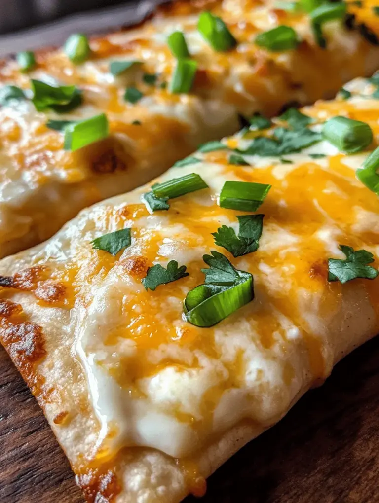 Delve into the delightful world of Mexican cuisine with our Creamy Chicken Enchiladas with Sour Cream White Sauce. This dish is not just a meal; it’s an experience that brings warmth and comfort to your dining table. Imagine tender, shredded chicken mixed with rich cream cheese, all enveloped in soft flour tortillas, and smothered in a luscious, creamy sour cream sauce. This recipe marries the traditional and the comforting, making it perfect for family dinners or entertaining guests.