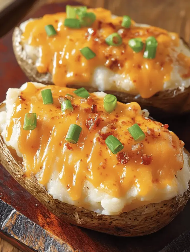 Twice Baked Potatoes Delight is more than just a comforting dish; it’s an invitation to indulge in creamy, cheesy goodness that can elevate any meal. This beloved recipe combines the humble baked potato with rich fillings, creating a side dish that’s both satisfying and versatile. Whether served as a decadent side for a holiday feast or as a star on a casual dinner table, these twice-baked potatoes are sure to impress. In this article, we will guide you through the process of creating these delectable potatoes, exploring their history, variations, and nutritional value. Our goal is to provide a comprehensive understanding of this recipe, ensuring you can replicate it perfectly and delight your family and friends.