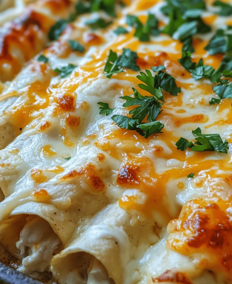 When it comes to comfort food, few dishes can rival the creamy indulgence of white chicken enchiladas. This delightful recipe combines the richness of a creamy sauce with tender, flavorful chicken, making it an ideal choice for family dinners, potluck gatherings, or even casual weeknight meals. The beauty of creamy white chicken enchiladas lies not only in their comforting flavors but also in their versatility; they can easily cater to both novice cooks and experienced chefs alike, who are in search of a satisfying and delectable dish.