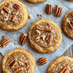 To fully appreciate Pecan Pie Cookies, it’s essential to understand the origins of pecan pie itself. This iconic dessert traces its roots back to the southern United States, with pecans being native to the region. The pie became popular in the late 19th century, often associated with Thanksgiving and other festive occasions. Its cultural significance is intertwined with family traditions and gatherings, making it a beloved dish for many.