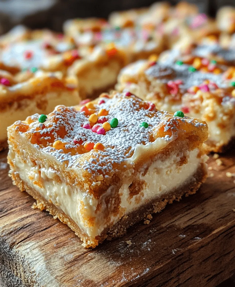 When it comes to desserts, few treats can compete with the allure of cheesecake bars. Their creamy texture and rich flavor make them a perennial favorite for both casual gatherings and formal celebrations. But what if we took this beloved dessert a step further? Enter Sugar Cookie Cheesecake Bars—a delightful fusion of two classic sweets that are sure to captivate your taste buds. These bars combine the buttery, melt-in-your-mouth goodness of sugar cookies with the velvety richness of cheesecake, creating a dessert that is as visually appealing as it is delicious.