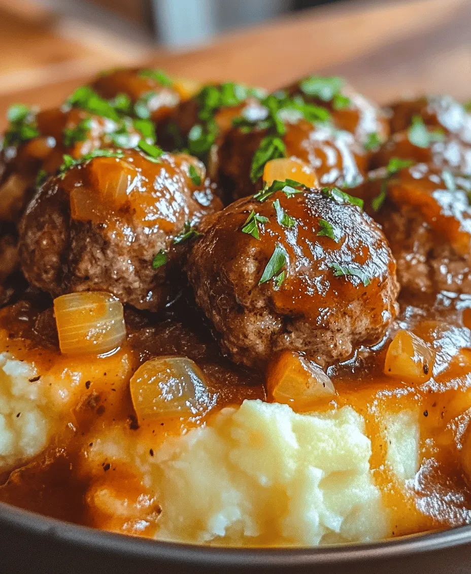 In the realm of comforting dinners, few dishes evoke the sense of warmth and nostalgia quite like Salisbury steak. This classic meal, often associated with hearty family dinners, takes a delightful twist in the form of Savory Slow Cooker Salisbury Steak Meatballs. Perfect for busy weeknights or cozy gatherings, this recipe offers a delicious and hassle-free solution to your meal planning woes. Imagine juicy meatballs simmering gently in a rich gravy, infused with the deep flavors of beef broth, Worcestershire sauce, and mushrooms, filling your home with an irresistible aroma that beckons everyone to the table.