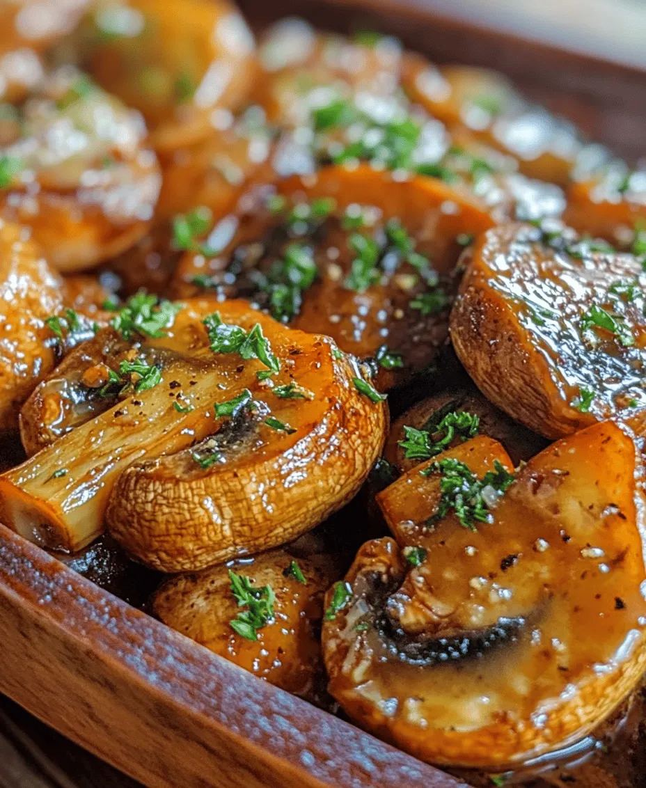 Mouthwatering Steakhouse Garlic Butter Mushrooms are a culinary delight that brings the flavors of a high-end steakhouse right into your kitchen. This dish is not only a fantastic side for steak, but it also stands alone as a savory, rich vegetarian option that can elevate any meal. The combination of tender, juicy mushrooms sautéed in a luxurious garlic butter sauce results in an irresistible dish that is sure to impress family and guests alike.