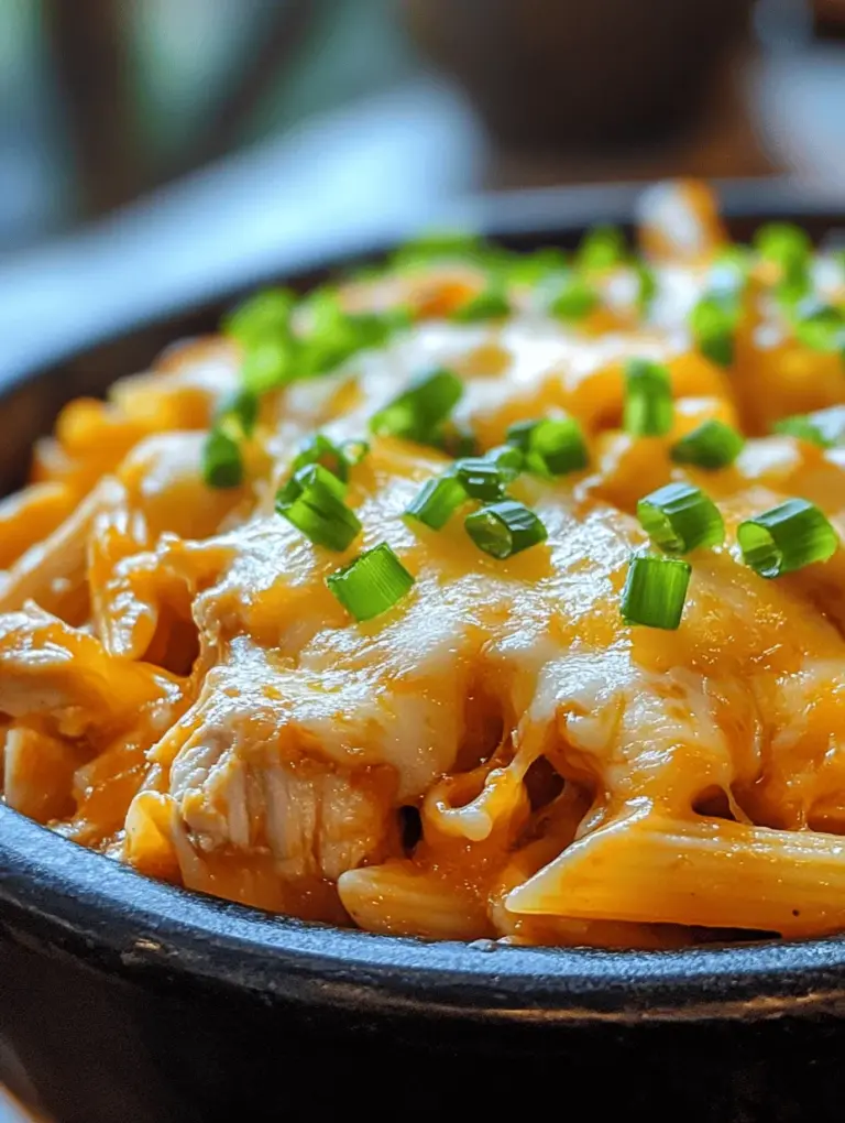 If you're looking for a dish that beautifully combines the heartiness of pasta with the zesty kick of buffalo chicken, look no further than Spicy Buffalo Chicken Pasta Delight. This dish is a vibrant fusion that tantalizes your taste buds with its spicy, creamy, and cheesy flavors, offering a comforting yet exciting dining experience. Whether you're enjoying a cozy night in or impressing guests at a dinner party, this pasta delight is sure to become a favorite in your culinary repertoire.