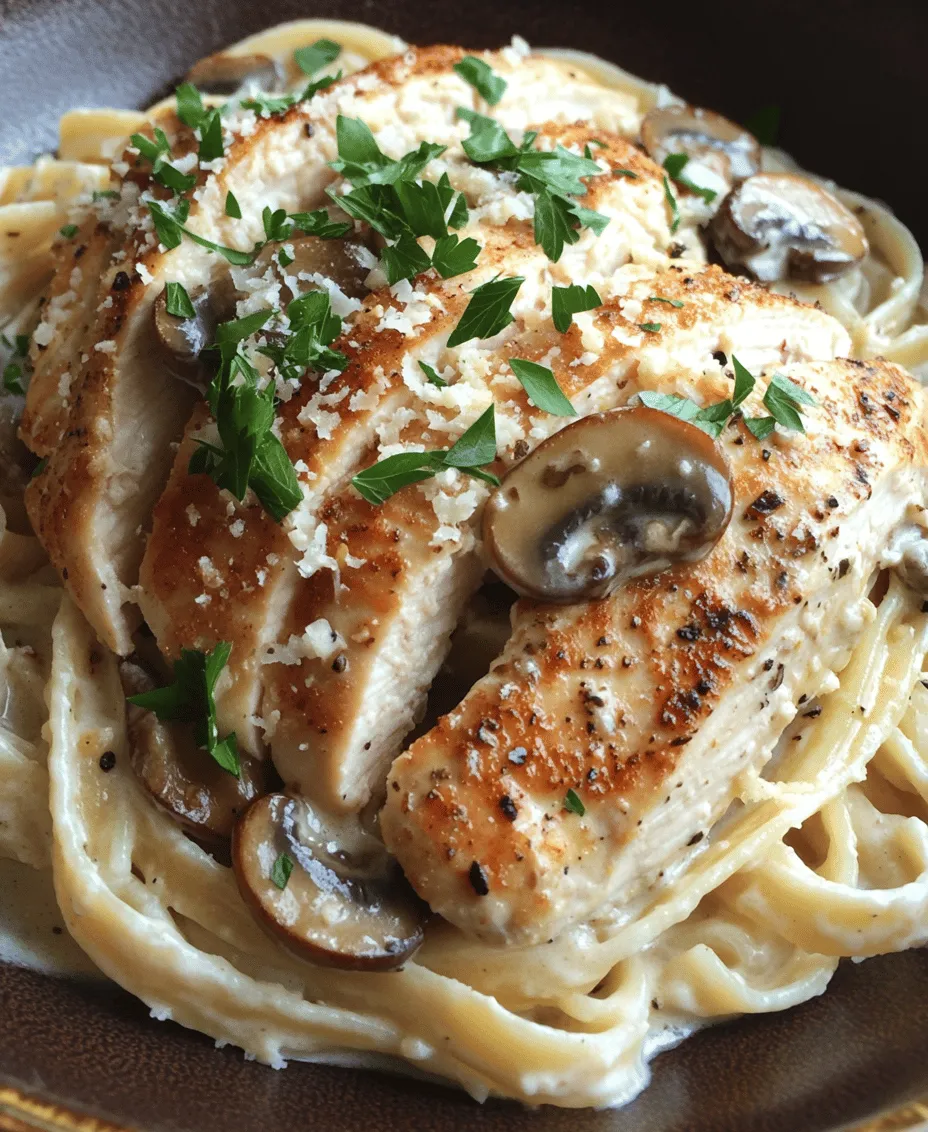 If you're on the lookout for a dish that marries rich flavors with comforting textures, look no further than Creamy Garlic Mushroom Chicken Pasta. This delightful recipe combines tender chicken breasts with an indulgent garlic and mushroom sauce, served over a bed of luscious pasta. It’s the kind of meal that not only fills the belly but also warms the heart, making it a perfect choice for both busy weeknights and special occasions.