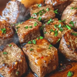 Before diving into the cooking process, it's essential to gather all the necessary ingredients. Here’s what you'll need to create mouthwatering garlic butter steak bites: