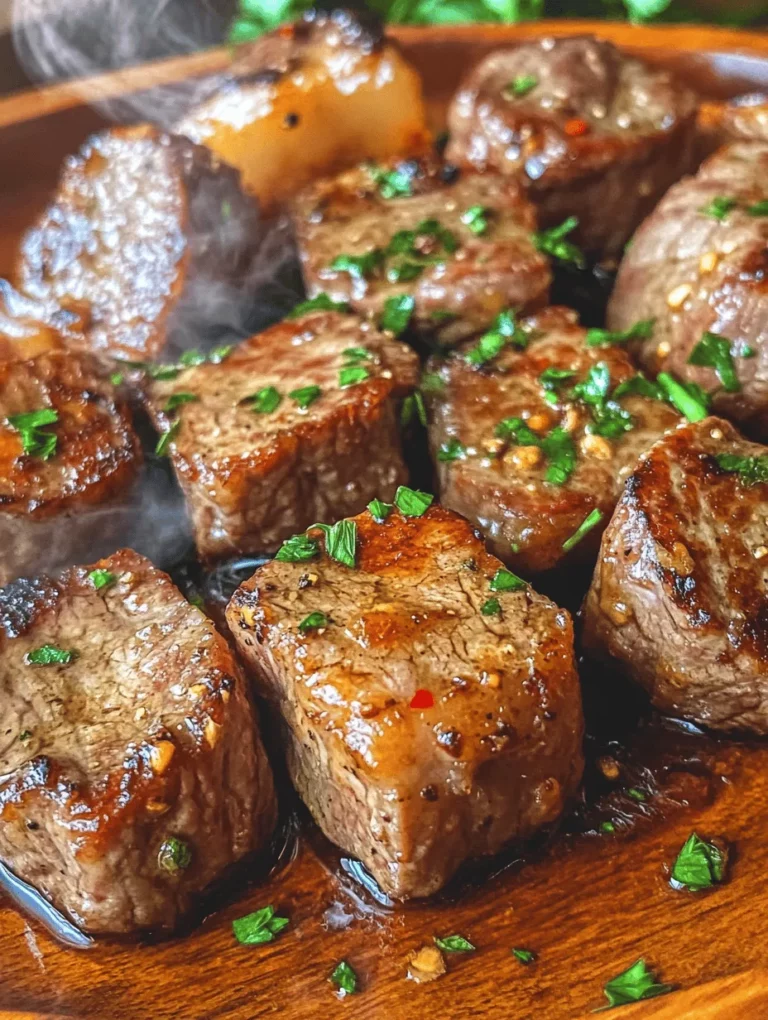 Before diving into the cooking process, it's essential to gather all the necessary ingredients. Here’s what you'll need to create mouthwatering garlic butter steak bites: