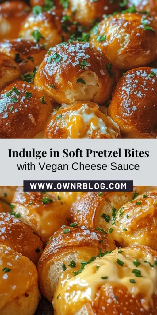 Indulge in delicious homemade soft pretzel bites paired with a creamy vegan cheese sauce! Perfect for movie nights or gatherings, these fluffy bites combine rich flavor with a satisfying texture. Plus, enjoying homemade snacks means you control the ingredients for a healthier twist. Make your own treat today and experience the joy of shared comfort food! #PretzelBites #VeganCheese #HealthySnacks #HomemadeTreats #PlantBasedDelight #ComfortFood #SnackGoals #Foodie