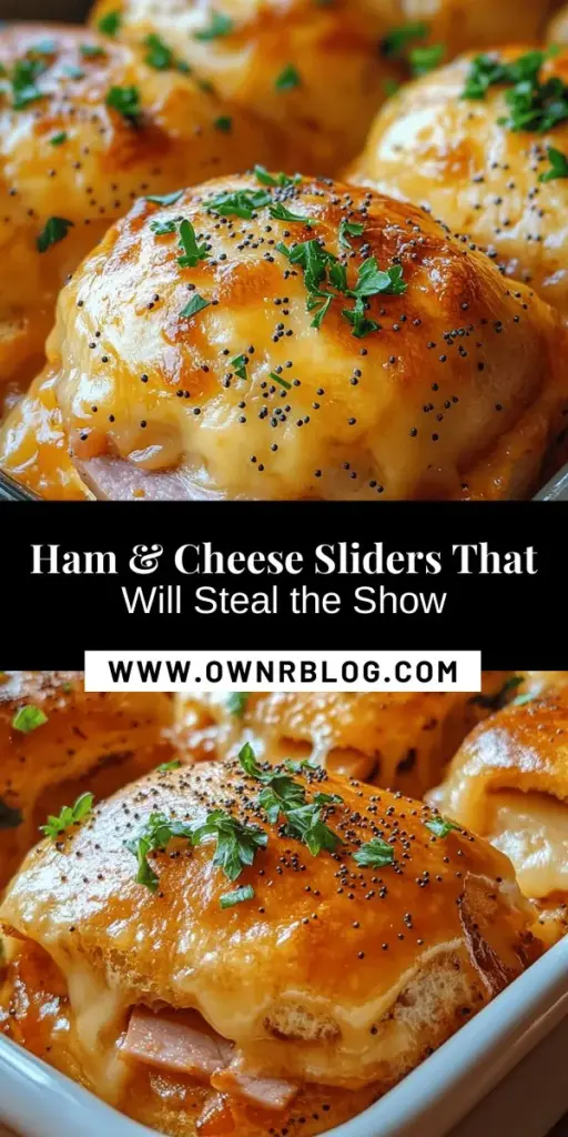 Indulge in the deliciousness of Ham & Cheese Heaven Sliders! These easy-to-make sliders are perfect for any occasion, featuring layers of sweet honey ham and gooey Swiss cheese nestled in soft slider rolls. Topped with a buttery, flavorful mixture, these sliders are guaranteed to be a crowd-pleaser. Ready to delight your taste buds? Check out this recipe for a guaranteed hit at your next gathering! #HamAndCheese #Sliders #EasyRecipes #PartyFood #ComfortFood #Yummy