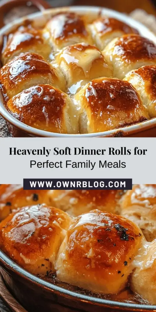 Experience the joy of homemade baking with this heavenly soft and buttery dinner rolls recipe! Perfect for family gatherings or cozy meals, these delightful rolls are simple to make and oh-so-irresistible. With rich buttery flavor and a pillowy texture, they complement any dish, from soups to holiday feasts. Follow our easy step-by-step guide to impress family and friends with your baking skills. Give them a try and bring smiles to your dinner table! #DinnerRolls #BakingJoy #ComfortFood #Homemade #RecipeIdeas #FoodLovers