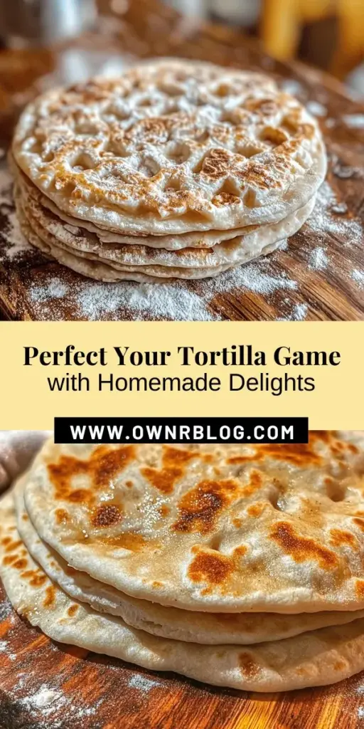 Discover the joy of making homemade tortillas with this easy guide! Elevate your meals with fresh, versatile tortillas crafted from simple ingredients. Learn how to mix, knead, and cook your way to tortilla perfection. Perfect for tacos, burritos, and more, homemade tortillas are a culinary delight that brings family and friends together. Try this rewarding experience and share your delicious results! #HomemadeTortillas #CookingFromScratch #CulinaryDelight #TacoNight #FoodieFun #MexicanCuisine #FreshIngredients #RecipeOfTheDay