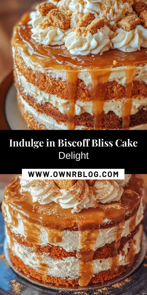 Indulge in the deliciousness of Biscoff Bliss Cake, a dessert that combines the unique flavors of Biscoff biscuits with a moist cake base. Perfect for any occasion, this easy-to-make cake brings joy and satisfaction to both you and your guests. With simple ingredients and straightforward steps, it’s a delightful treat for beginners and seasoned bakers alike. Elevate your dessert game today! #BiscoffBlissCake #BakingLove #DessertRecipe #SweetTreats #HomeBaking #CakeLovers