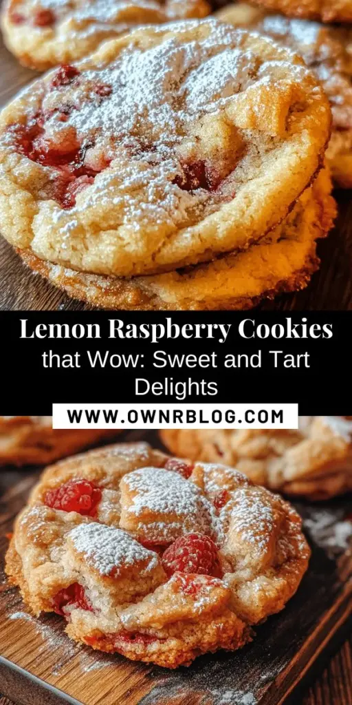 Indulge in the perfect harmony of flavors with delightful Lemon Raspberry Cookies! This easy recipe combines the zesty brightness of lemons and the sweet-tart burst of fresh raspberries, making each bite a refreshing treat. Ideal for any occasion, these cookies are visually stunning and sure to impress. Perfect for summer gatherings or a cozy tea time. Get ready to elevate your baking game! #LemonRaspberryCookies #BakingJoy #CookieRecipes #SweetTreats #YummyDesserts