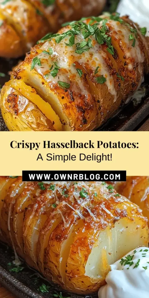 Discover the delicious world of Hasselback potatoes, a crispy and tender delight that elevates any meal. This Swedish dish features perfectly sliced potatoes with crispy edges and a fluffy interior, making each bite a flavor-packed experience. Customize with your favorite toppings like cheese and herbs for a stunning side or main dish. Perfect for gatherings or cozy dinners! Try this simple recipe today! #HasselbackPotatoes #PotatoRecipes #ComfortFood #Yummy #Foodie #CrispyPotatoes #VegetarianRecipes