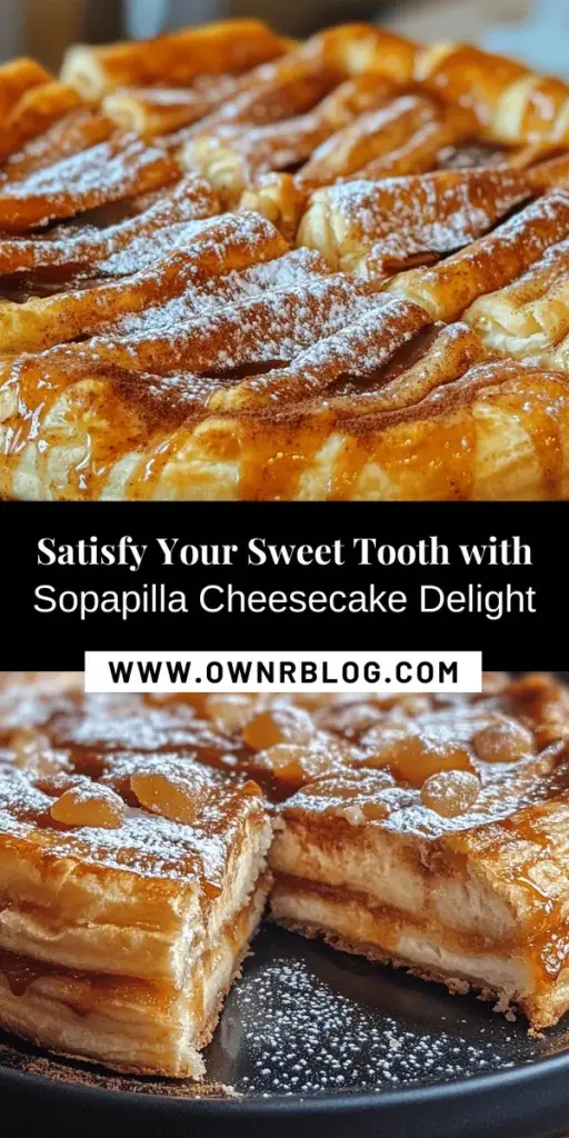 Indulge in the delightful Heavenly Sopapilla Cheesecake, where creamy cheesecake meets flaky sopapilla! This easy-to-make dessert combines the best of both worlds and is perfect for any occasion. With simple ingredients like cream cheese, crescent roll dough, and warm spices, you can impress family and friends without a hassle. Discover preparation tips, serving suggestions, and cultural insights in our detailed article. #SopapillaCheesecake #Dessert #Baking #Cheesecake #SweetTreats