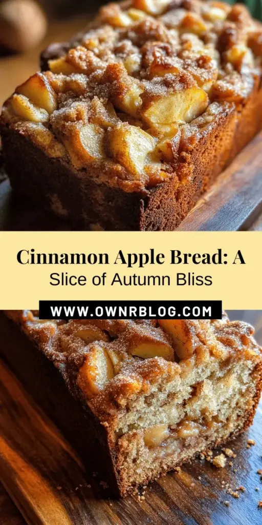 Indulge in the cozy flavors of fall with this Cinnamon Apple Bread Delight! This scrumptious recipe brings together the warmth of cinnamon and sweet, juicy apples in a moist loaf that’s perfect for family gatherings, afternoon tea, or a midday treat. Follow our easy step-by-step guide to bake your own delicious loaf and fill your home with delightful aromas. Embrace the season and treat yourself today! #CinnamonBread #AppleBread #FallBaking #HomemadeTreats #ComfortFood #BakingLove