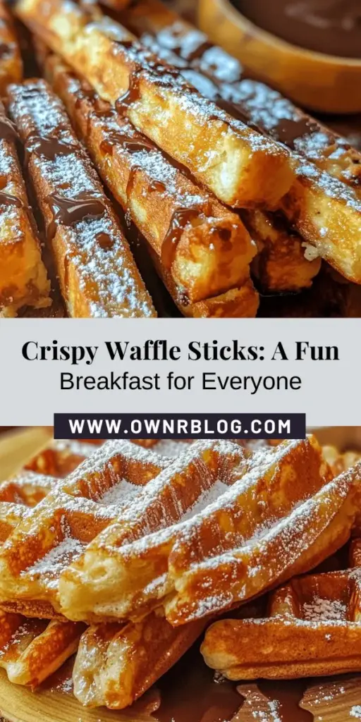 Start your mornings off right with these crispy waffle sticks – a fun twist on the classic waffle experience! Perfect for brunch or a tasty snack, these sticks are easy to make and customizable with a variety of toppings like fresh berries, maple syrup, or chocolate drizzle. With a crispy edge and fluffy inside, they’re a hit for both kids and adults. Discover how to make them in this article! #WaffleSticks #BreakfastIdeas #BrunchTreat #DeliciousSnacks #RecipeInspo #CookingWithKids