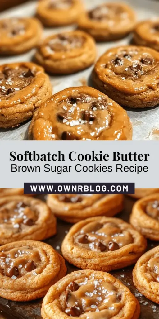 Indulge in the sweet nostalgia of Softbatch Cookie Butter Brown Sugar Cookies! These delightful treats blend the rich flavors of cookie butter with the classic appeal of brown sugar, creating a soft, chewy cookie that's perfect for any occasion. Ideal for sharing with loved ones or simply enjoying at home, this recipe ensures cookies that melt in your mouth. Treat yourself to this irresistible combination and elevate your cookie game! #Baking #CookieRecipes #SweetTreats #CookieButter #Dessert #HomemadeCookies #SoftbatchCookies #Yummy