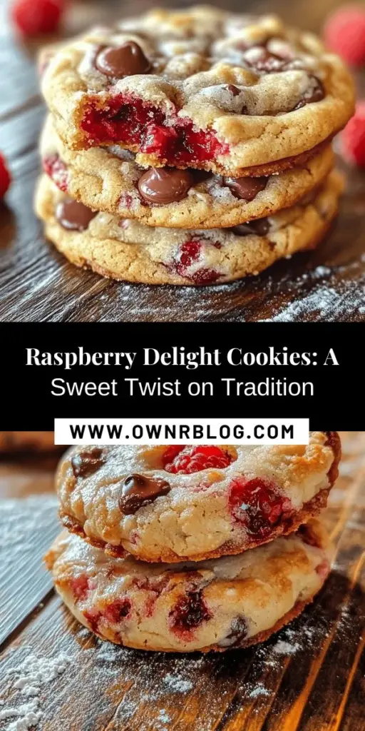 Indulge in the joy of baking with our Raspberry Delight Chocolate Chip Cookies! This delightful recipe combines sweet chocolate and tart raspberries for a unique twist on the classic. Perfect for gatherings or cozy evenings, these cookies are visually stunning and delicious. Follow our step-by-step guide to create the perfect batch, and discover tips for pairing and storing. Bake up some happiness today! #Baking #Cookies #ChocolateChip #RaspberryDelight #DessertIdeas #HomemadeTreats