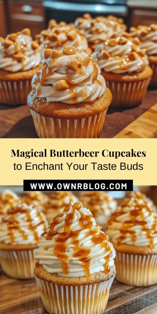 Dive into the magical world of baking with these enchanting Magical Butterbeer Cupcakes! Infused with the delicious flavors of butterscotch and topped with a smooth Butterbeer frosting, each bite is a delightful nod to the beloved Harry Potter universe. Perfect for themed parties, cozy afternoons, or any celebration, these cupcakes bring a taste of nostalgia and whimsy to your kitchen. Let’s whip up some magic! #ButterbeerCupcakes #HarryPotter #BakingMagic #DessertRecipes #SweetTreats #CupcakeLove